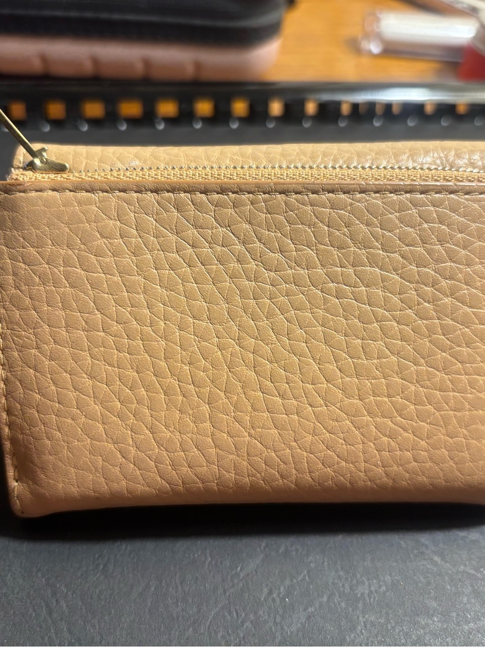 Mulberry Multi-card Wallet in Light Salmon Heavy Grain - Picture 3 of 3